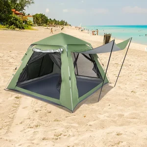 3-4 Person Automatic Pop-Up Dome Camping Waterproof Submersible
