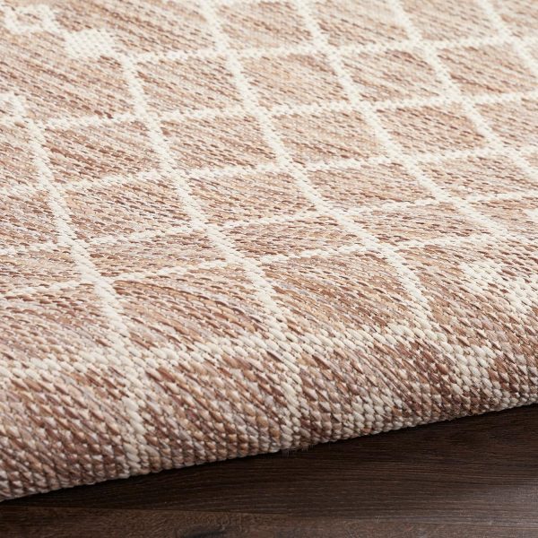 Nourison Positano Indoor/Outdoor Beige 8' x 10' Area Rug, Easy Cleaning, Non Shedding, Bed Room, Living Room, Dining Room, Backyard, Deck, Patio (8x10) - Image 4